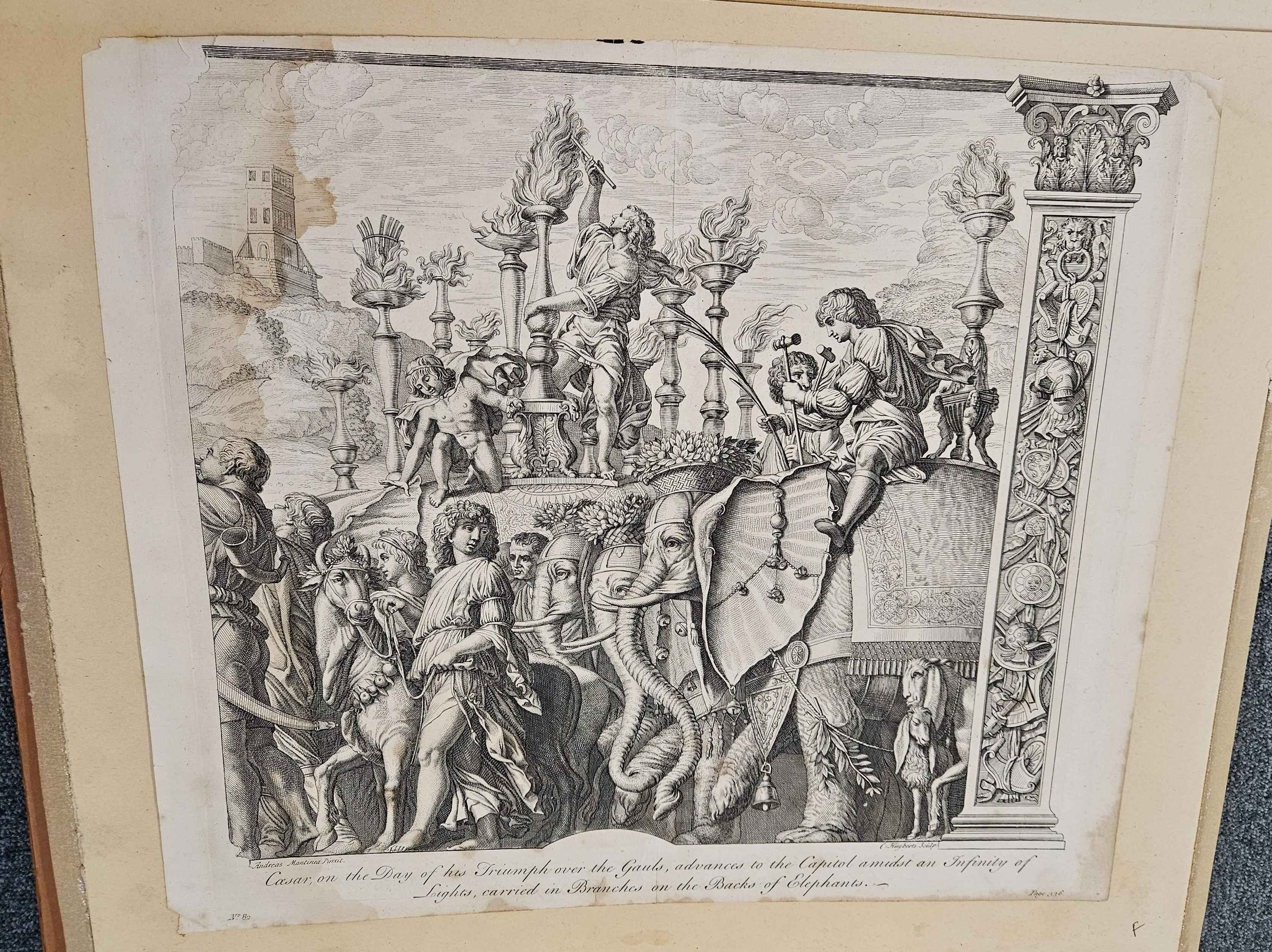 Huyberts (Cornelis, 1669-1712). The Triumphs of Caesar, after Andrea Mantegna, circa 1696 - Image 5 of 12