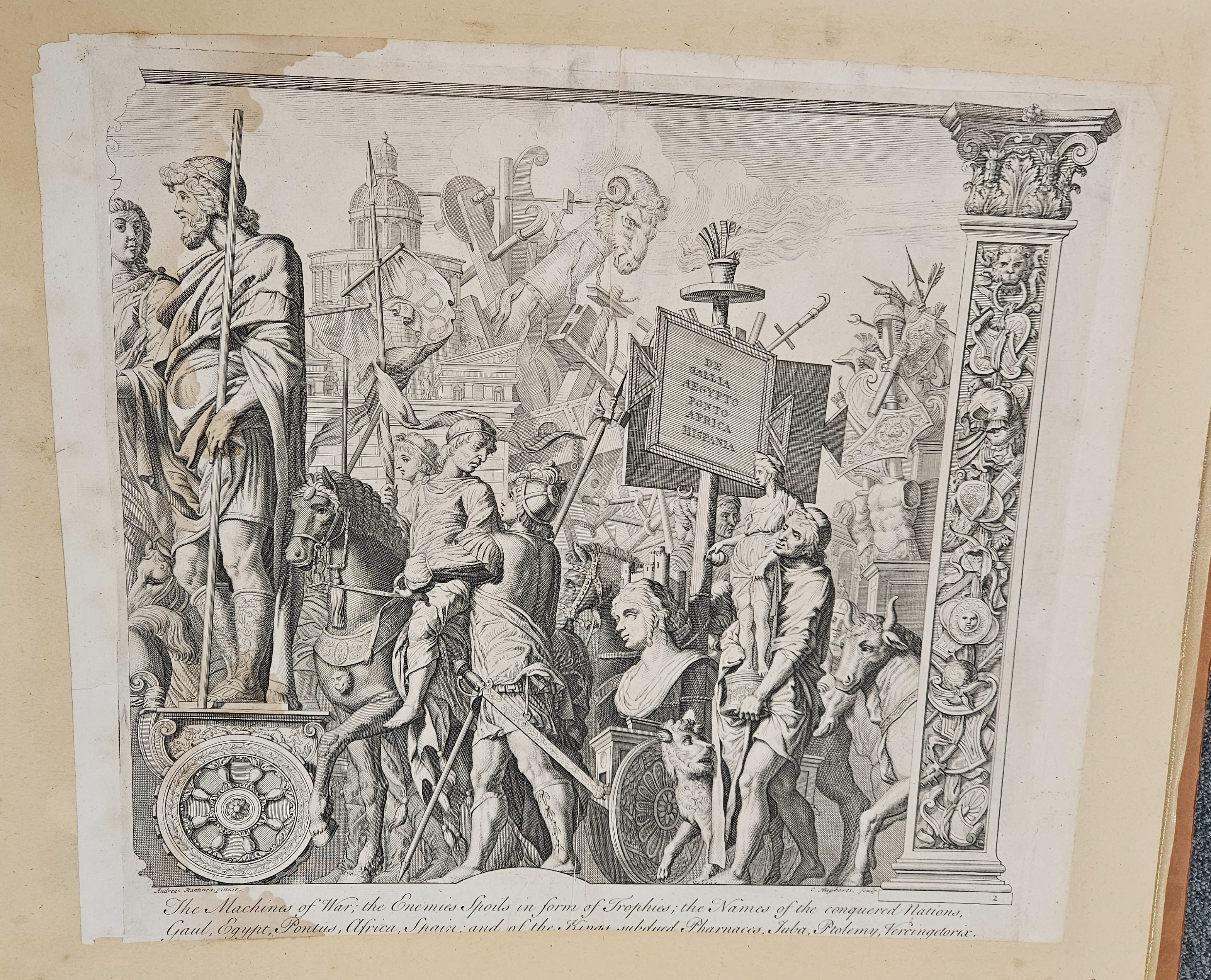 Huyberts (Cornelis, 1669-1712). The Triumphs of Caesar, after Andrea Mantegna, circa 1696 - Image 9 of 12