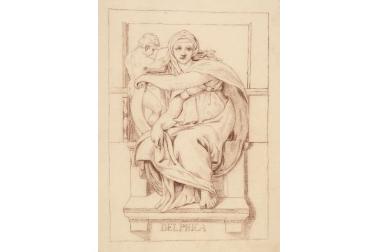 Academy Studies from Life. A collection of 21 mostly black chalk studies, circa 1800 - Image 4 of 5