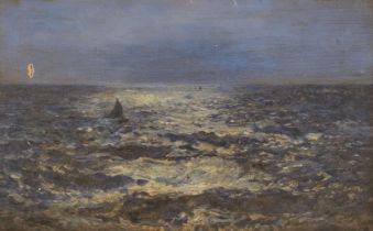 English School. Open Sea at Dusk, early 20th century, oil on canvas