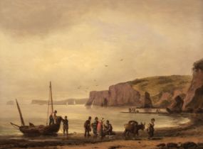Luny (Thomas, 1759-1837). Landing the Catch, Dawlish, 1829