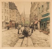 Simon (Tavik, Frantisek, 1877-1942). Maubert Place, Paris, 1915