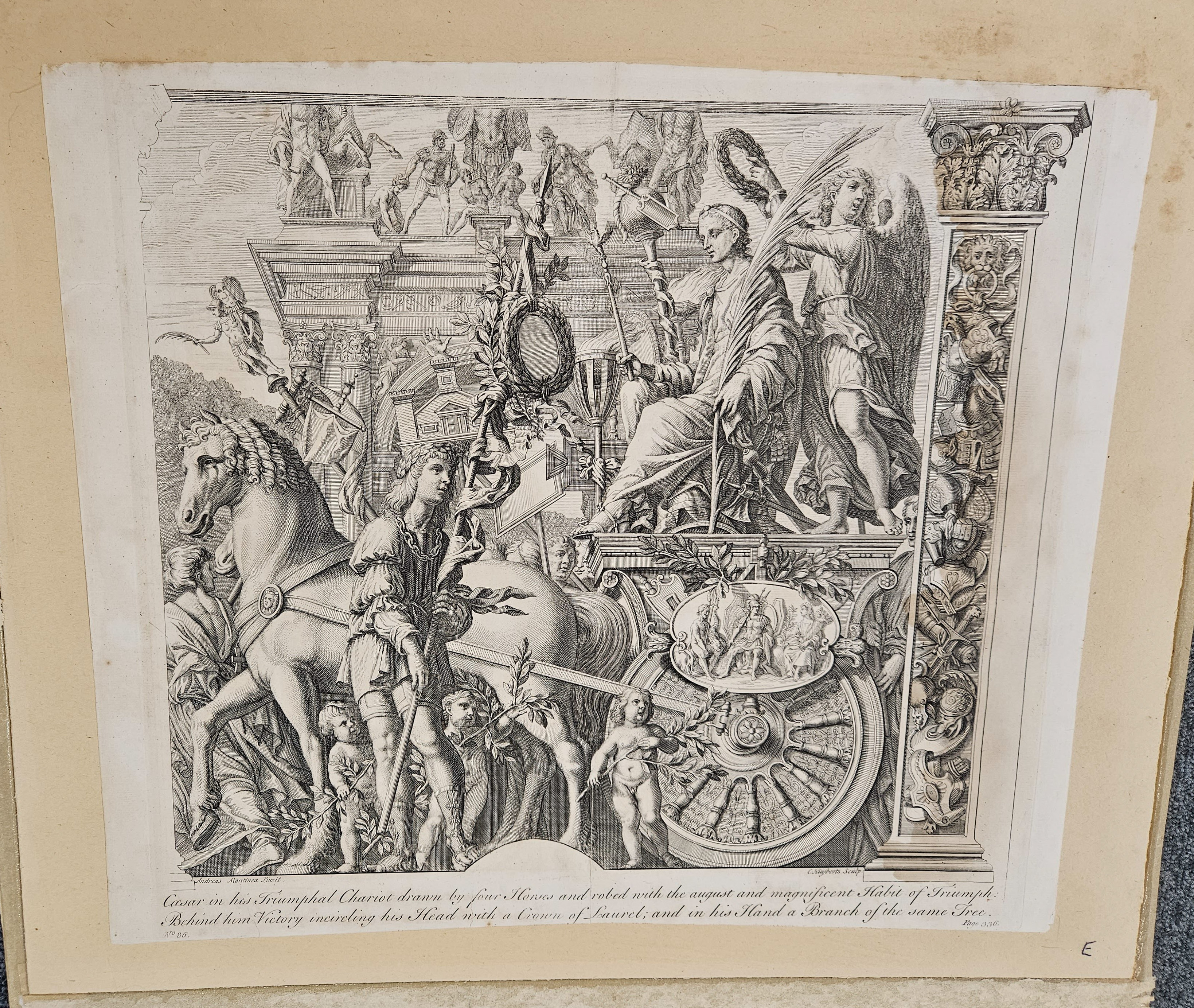 Huyberts (Cornelis, 1669-1712). The Triumphs of Caesar, after Andrea Mantegna, circa 1696 - Image 11 of 12