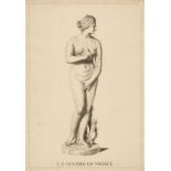 Academy Studies after the Antique. A collection of 17 ink drawings, circa 1795-1800