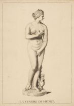 Academy Studies after the Antique. A collection of 17 ink drawings, circa 1795-1800