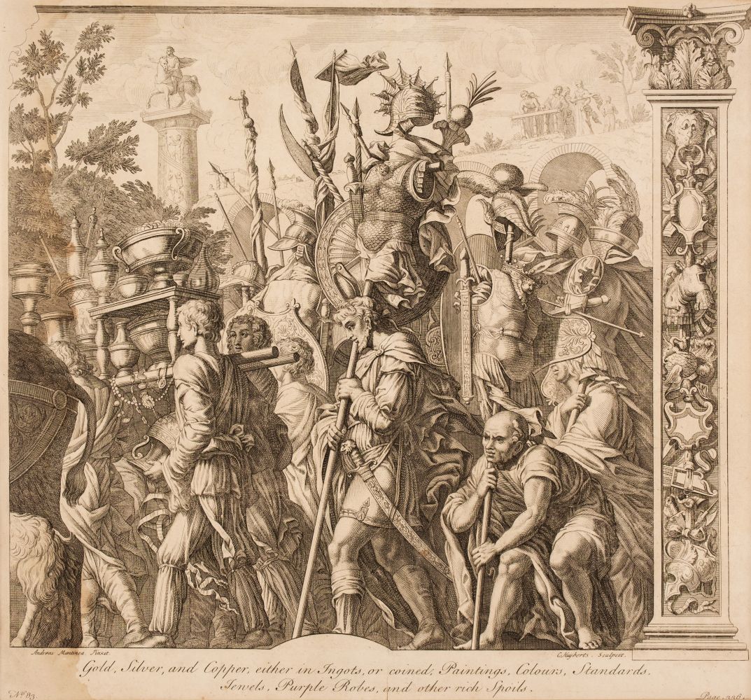 Huyberts (Cornelis, 1669-1712). The Triumphs of Caesar, after Andrea Mantegna, circa 1696