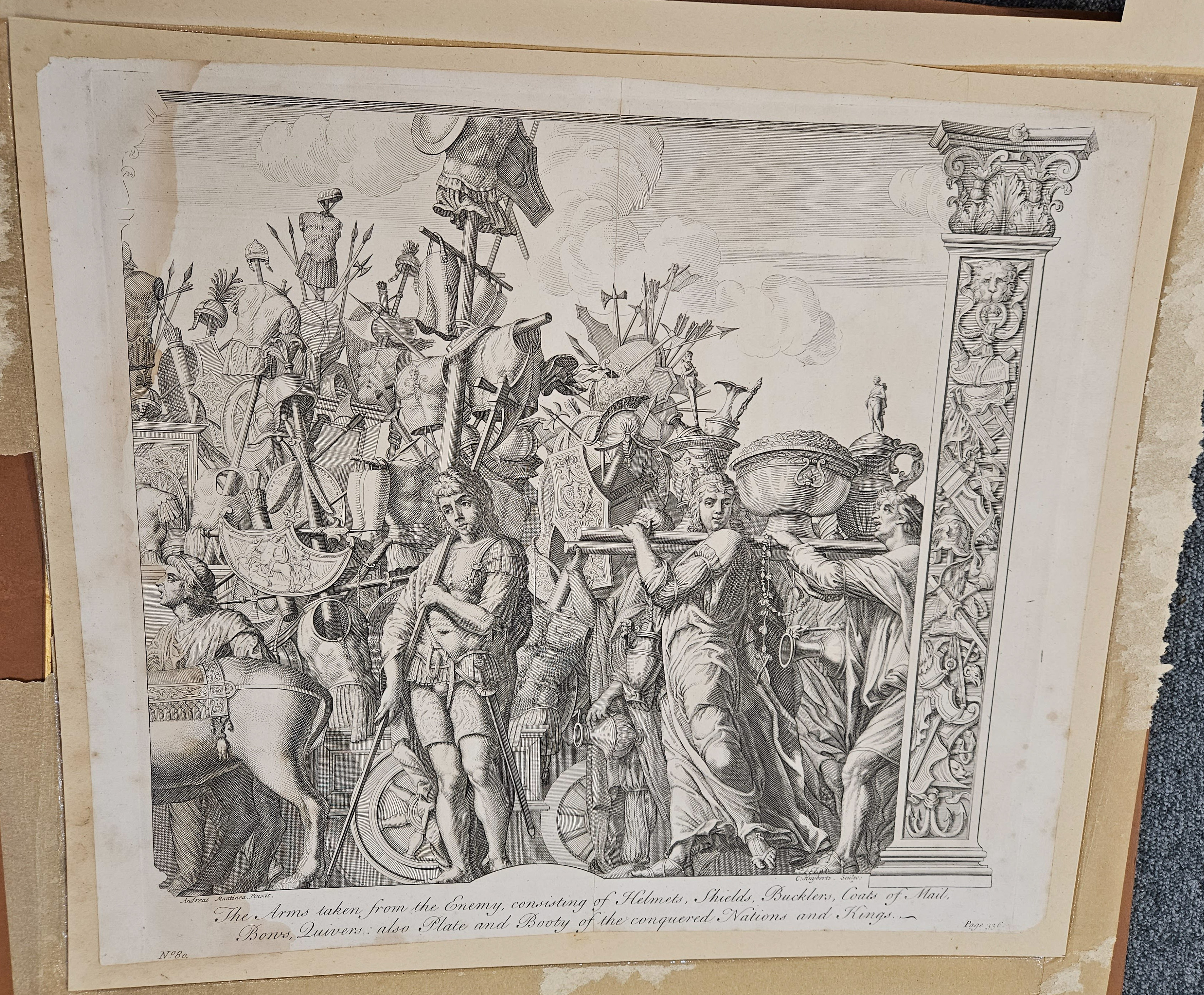 Huyberts (Cornelis, 1669-1712). The Triumphs of Caesar, after Andrea Mantegna, circa 1696 - Image 7 of 12