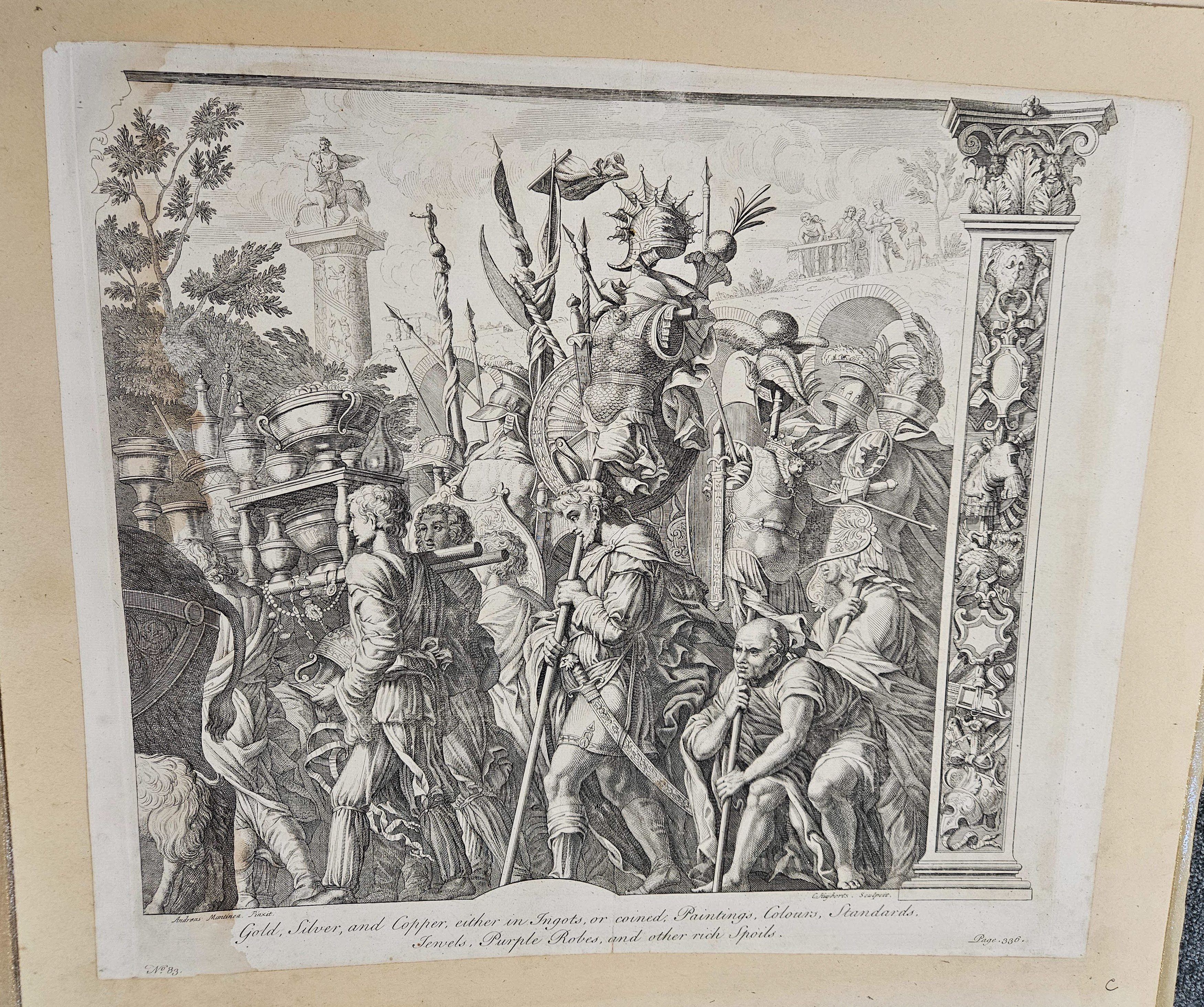 Huyberts (Cornelis, 1669-1712). The Triumphs of Caesar, after Andrea Mantegna, circa 1696 - Image 4 of 12