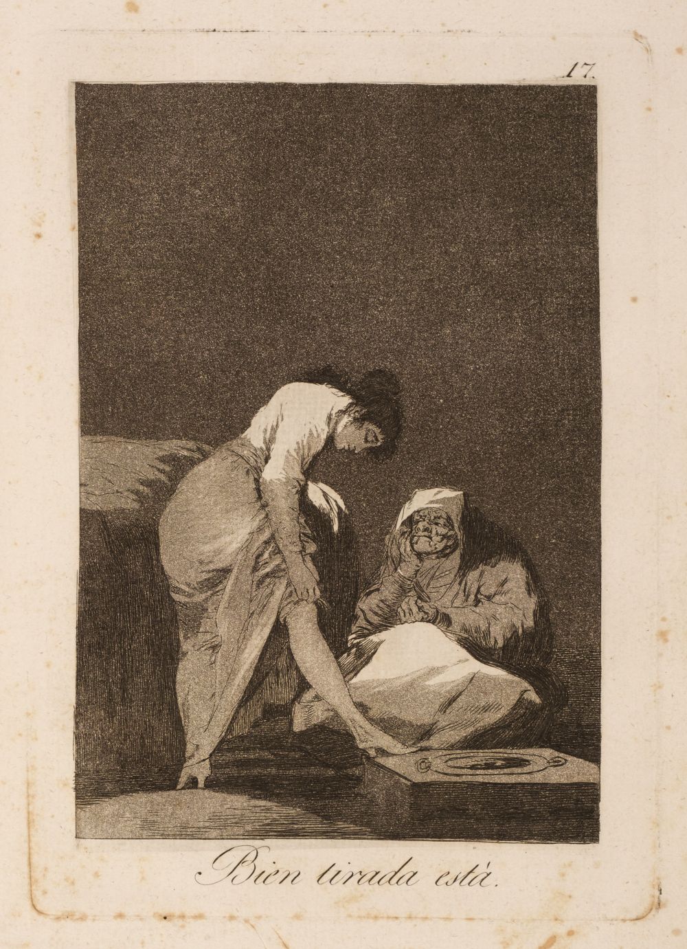 Goya (Francisco de, 1746-1828) Los Caprichos, 1799, the complete set of 80 etchings, FIRST EDITION - Image 17 of 37