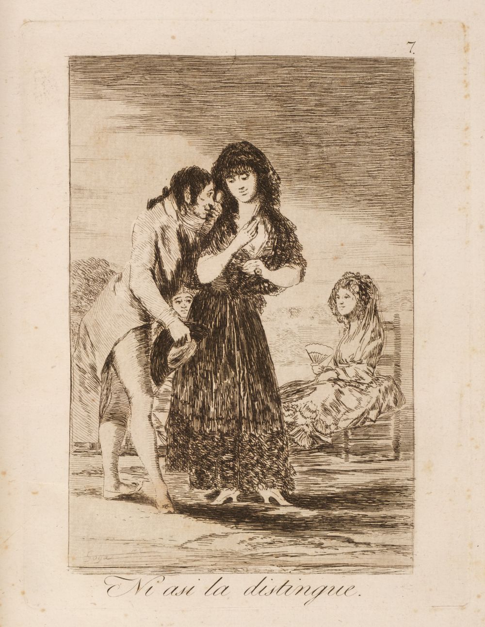 Goya (Francisco de, 1746-1828) Los Caprichos, 1799, the complete set of 80 etchings, FIRST EDITION - Image 20 of 37