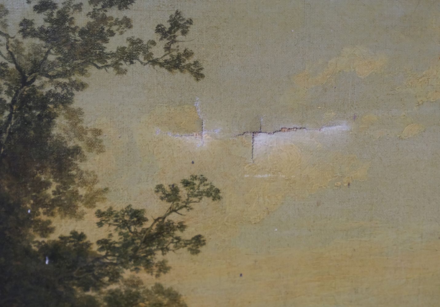 Loutherbourg (Philip James de, 1740–1812) Italianate pastoral landscape, oil on canvas - Image 3 of 10