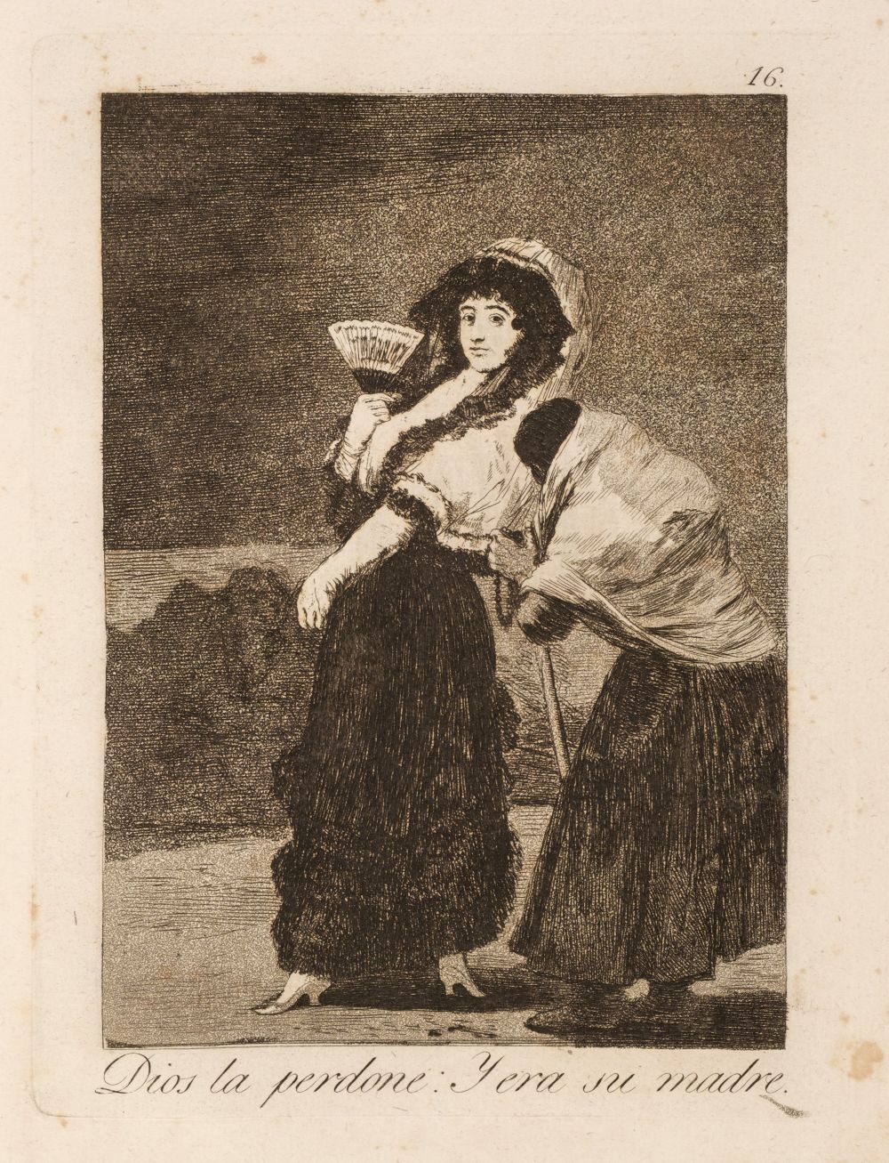 Goya (Francisco de, 1746-1828) Los Caprichos, 1799, the complete set of 80 etchings, FIRST EDITION - Image 16 of 37