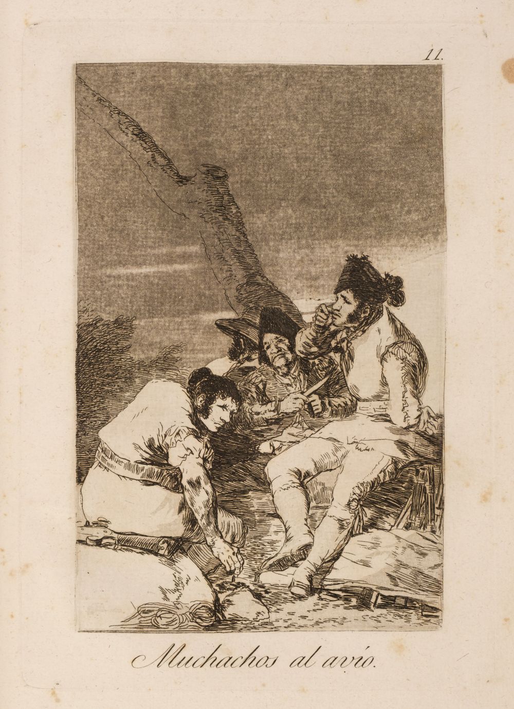 Goya (Francisco de, 1746-1828) Los Caprichos, 1799, the complete set of 80 etchings, FIRST EDITION - Image 11 of 37