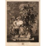 Earlom (Richard, 1743-1822). A Flower Piece, and A Fruit Piece, after van Huysum, 1778, mezzotints