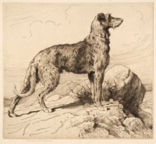 Dicksee (Herbert T. 1862-1942). ‘On the Moors’, drypoint, c. 1890