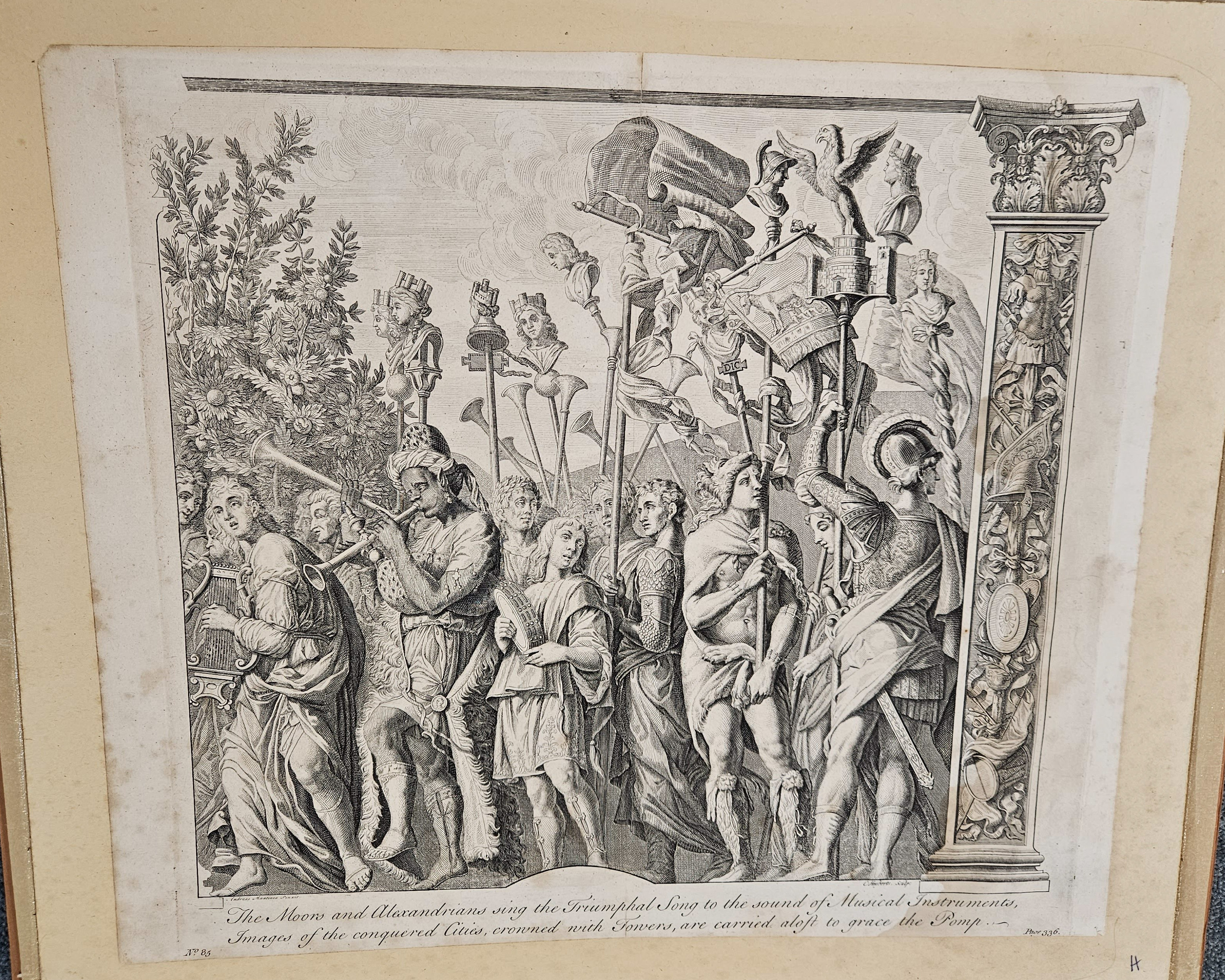 Huyberts (Cornelis, 1669-1712). The Triumphs of Caesar, after Andrea Mantegna, circa 1696 - Image 10 of 12