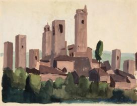 Gurschner (Herbert, 1901-1975). St Gimignano, circa 1925