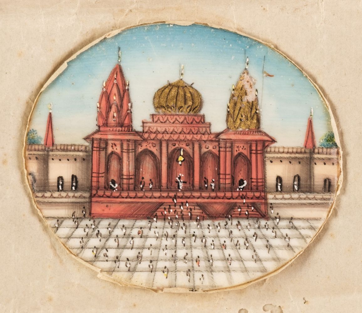 Indian Miniatures. Seven small Indian portrait miniatures, circa 1850, - Image 3 of 4