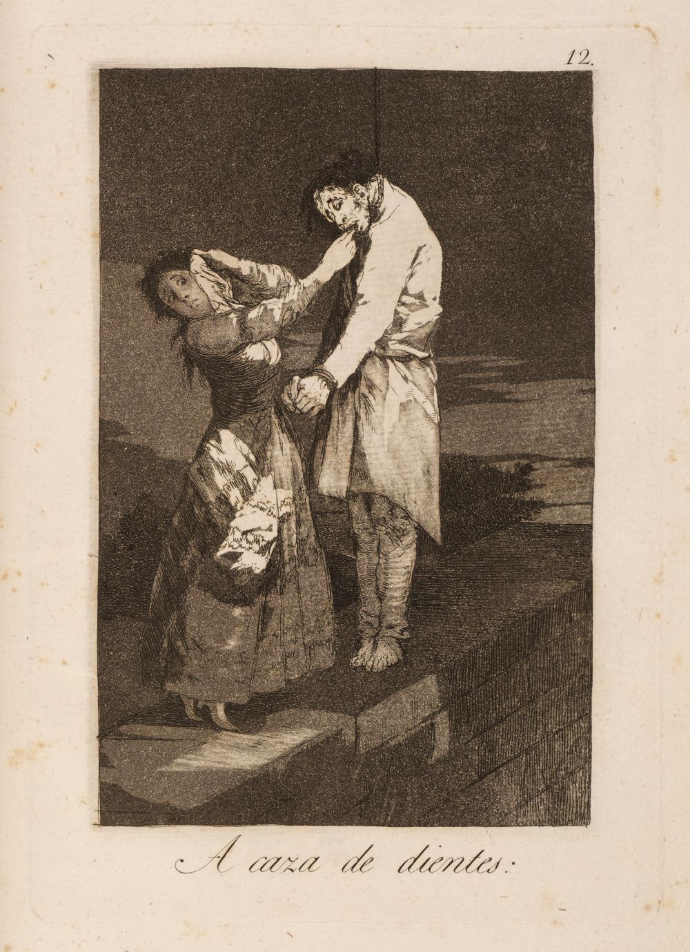 Goya (Francisco de, 1746-1828) Los Caprichos, 1799, the complete set of 80 etchings, FIRST EDITION - Image 12 of 37