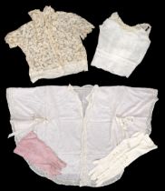 Clothing. A collection of ladies', children's and dolls' garments, 19th/early 20th century