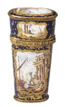 Etui. A South Staffordshire enamel etui, circa 1770