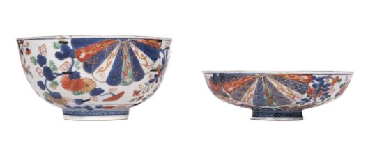 Bowl. Japanese Imari porcelain bowl and cover, Edo Period, 18th Century