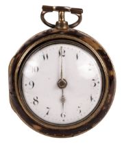 Pocket Watch. An English 18th century pair case pocket watch by William Howard circa 1780