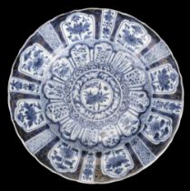 Plate. Japanese monochrome plate, Edo period