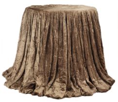 Tablecloth. A silk velvet tablecloth, probably late 19th/early 20th century