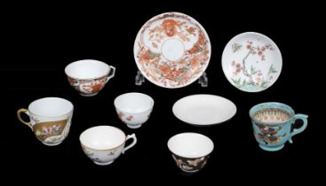 Teawares. A group of Japanese items