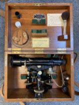 Surveying Instrument. A theodolite by Cooke, Troughton & Simms circa 1930