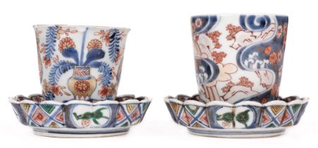 Imari. Group of Japanese Imari teaware, Edo Period