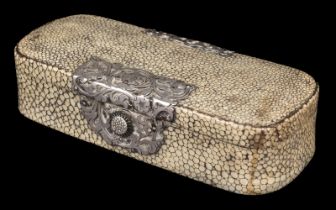 Tobacco Box. An 18th century shagreen tobacco box