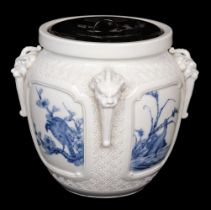 Japanese Hirado blue and white porcelain Mizusachi, circa 1820