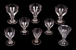 Drinking Glasses. A large collection of 18th century and later