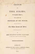 Malcolm (John). Sketch of the Sikhs, 1st edition, 1812