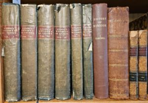 Lysons (Daniel). The Environs of London, 6 volumes, 1792-1800