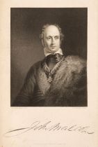 Kaye (John William). Major-General Sir John Malcolm, 2 vols, 1st ed, 1856