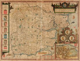 Essex. Speed (John), Essex devided into Hundreds..., [1676]