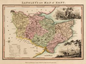 Langley (Edward). Langley's New County Atlas of England and Wales..., 1818,