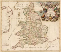 England & Wales. A collection of eleven maps, 17th & 18th century