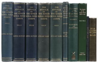 Butler (Lewis, editor). The Annals of the King's Royal Rifle Corps, 8 volumes, 1st editions,