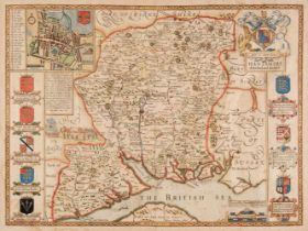 Hampshire. Speed (John), Hantshire described and devided, Thomas Bassett & Richard Chiswell, [1676],