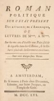 Saintard (Pierre-Louis de). Roman politique sur l'état présent des affaires de l'Amérique, 1st ed,