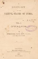 Roy (Surenda). A History of the Native States of India, volume 1 only [all published], 1st ed, 1888