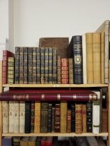 Bindings. 60 volumes of mostly 19th & 20th century leather bindings