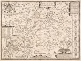 Leicestershire. Speed (John), Leicester both Countye and Citie Described..., [1627]