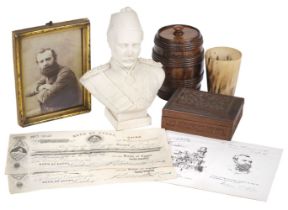 Gordon (Charles George, 1833-1885). A small archive of documents and objects
