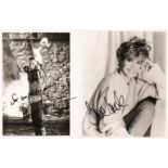 Film Actors. A collection of approximately 80 signed mostly black & white photographs