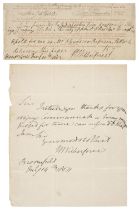 Wilberforce (William, 1759-1833). Autograph Letter Signed 'W. Wilberforce', Broomfield, July 14
